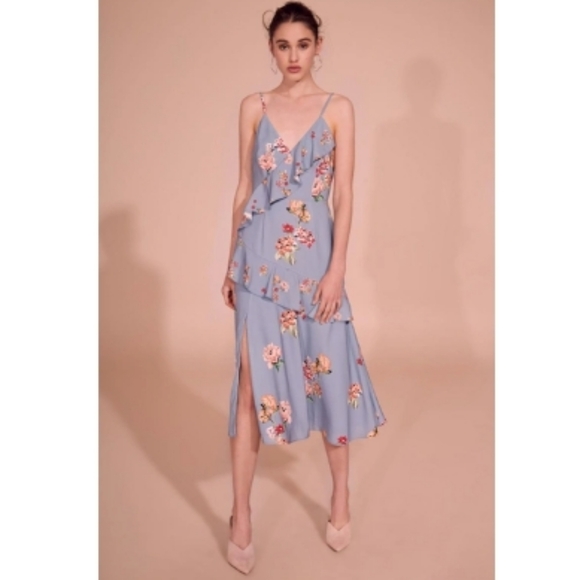 Floral Ruffle Dress - Picture 8 of 11